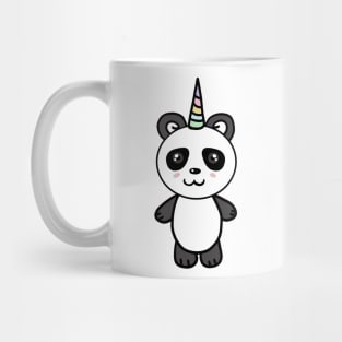 Cute Panda Bear Unicorn Lover Mug